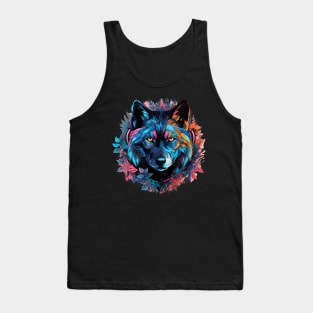 floral wolf Tank Top